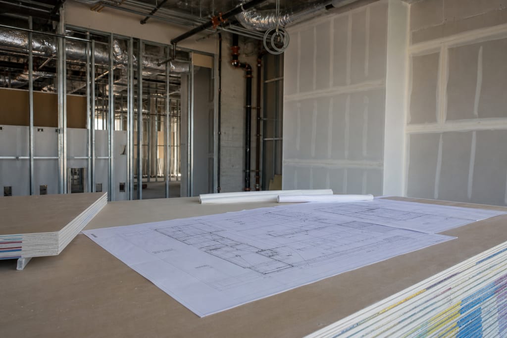 Plan review and site visit photo