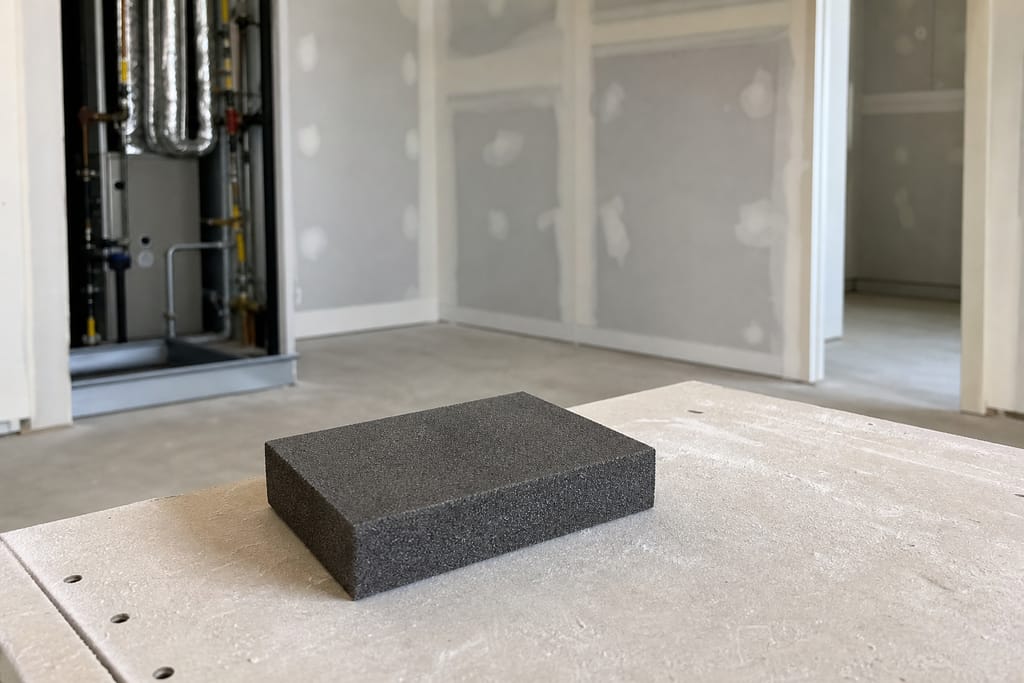 Sanding sponge and fine-grit paper