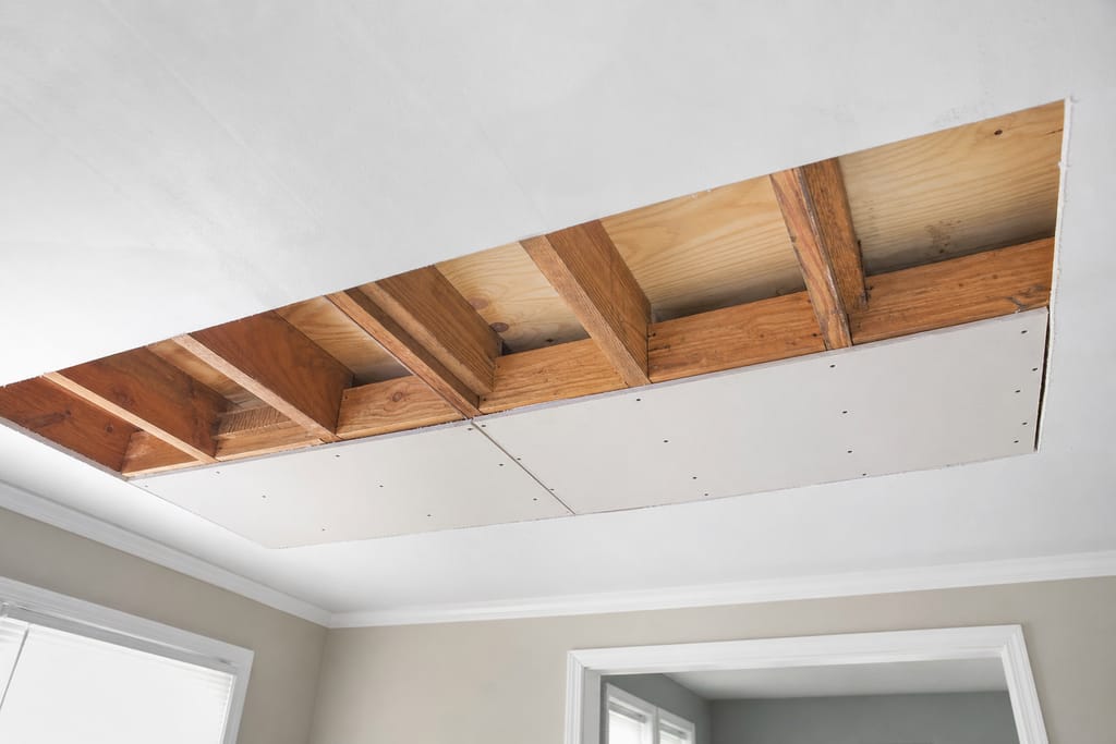 Re-secure to joists photo