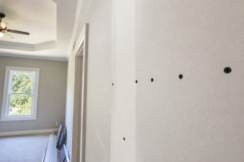 Re-fasten with drywall screws photo